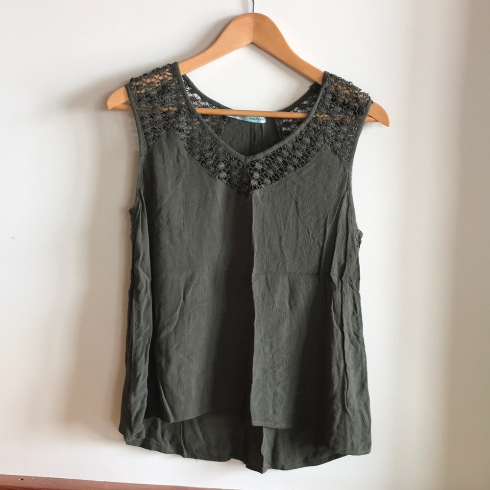 Green blouse